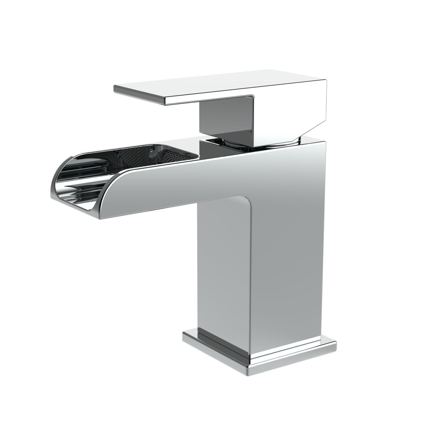 Aloni Square Waterval Wastafelmengkraan | Chroom - WDtegels