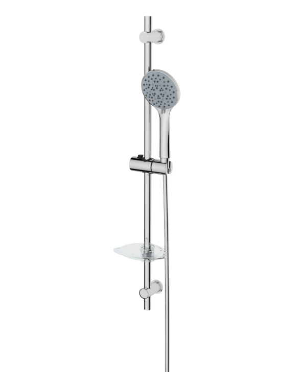 Complete chrome sliding bar set