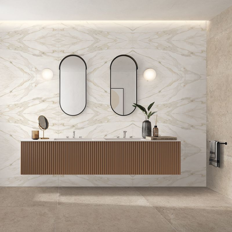 Vloer- en wandtegel Siana Calacatta Naturale 120x120 rett - foto 4