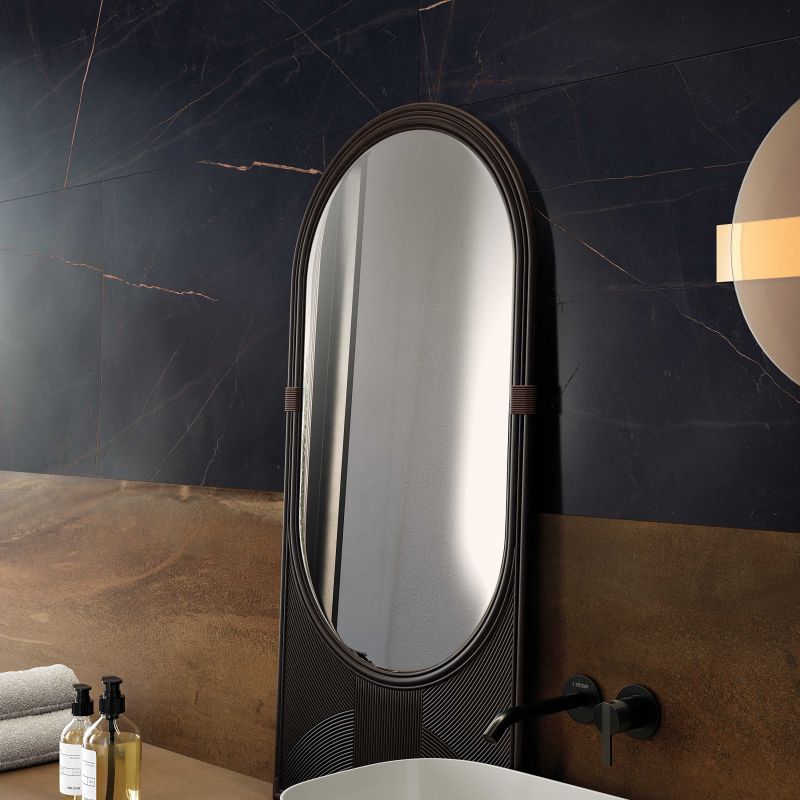 Vloer- en wandtegel Siana Precious Black Naturale 120x120 rett - foto 3