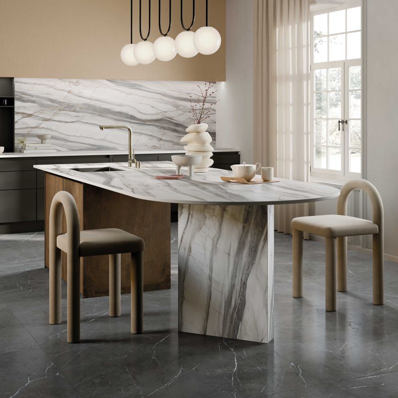 Vloer- en wandtegel Siana Stone Grey Antic 120x120 rett - foto 6