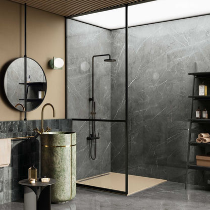 Vloer- en wandtegel Siana Stone Grey Naturale 120x120 rett - foto 4