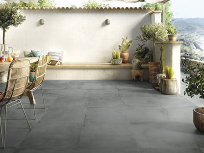 Vloer- en wandtegel Strac Graphite 80x80 rett - foto 2