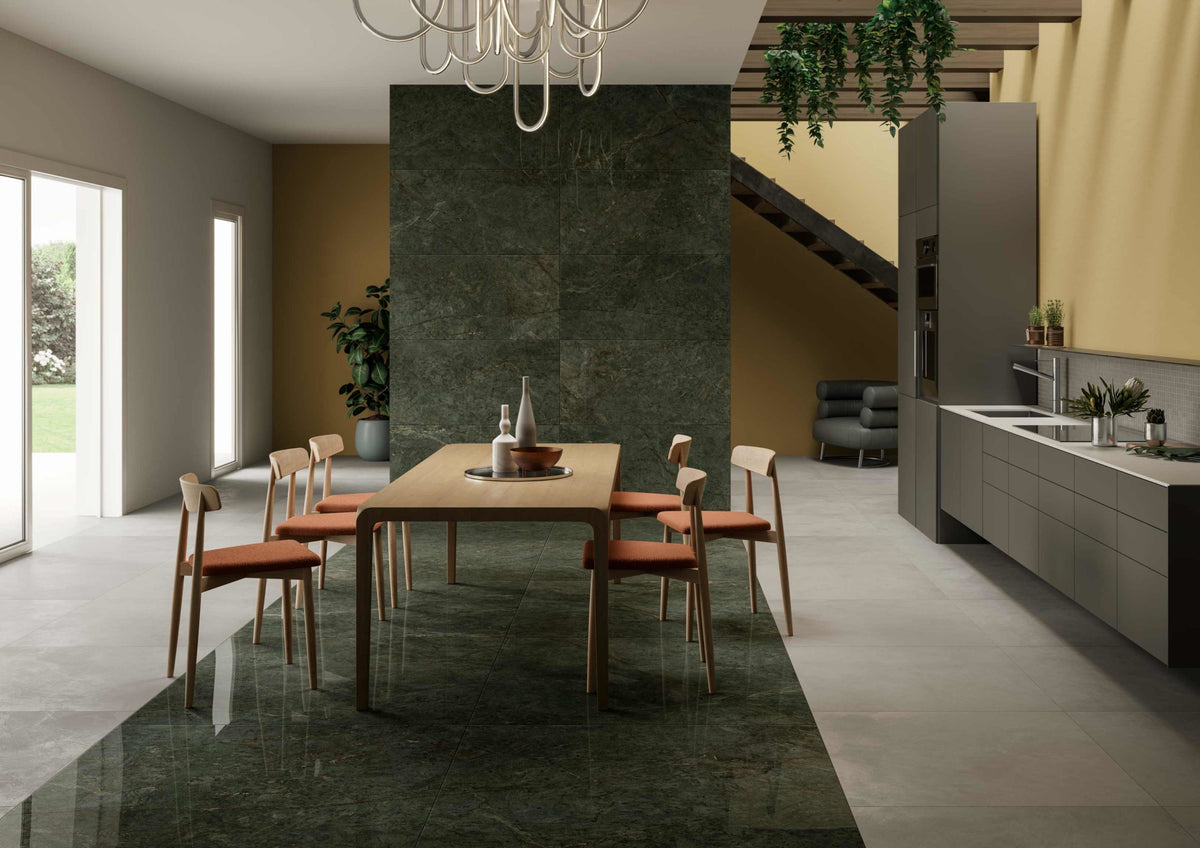 Vloer- en wandtegel Supernova Forest Green gepolijst 120x120 - foto 2