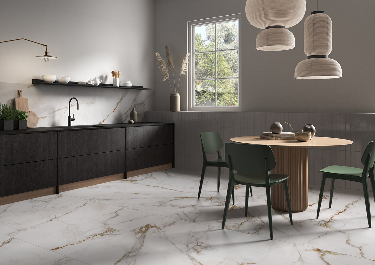 Vloer- en wandtegel Supernova Gold mat 60x120 rett
