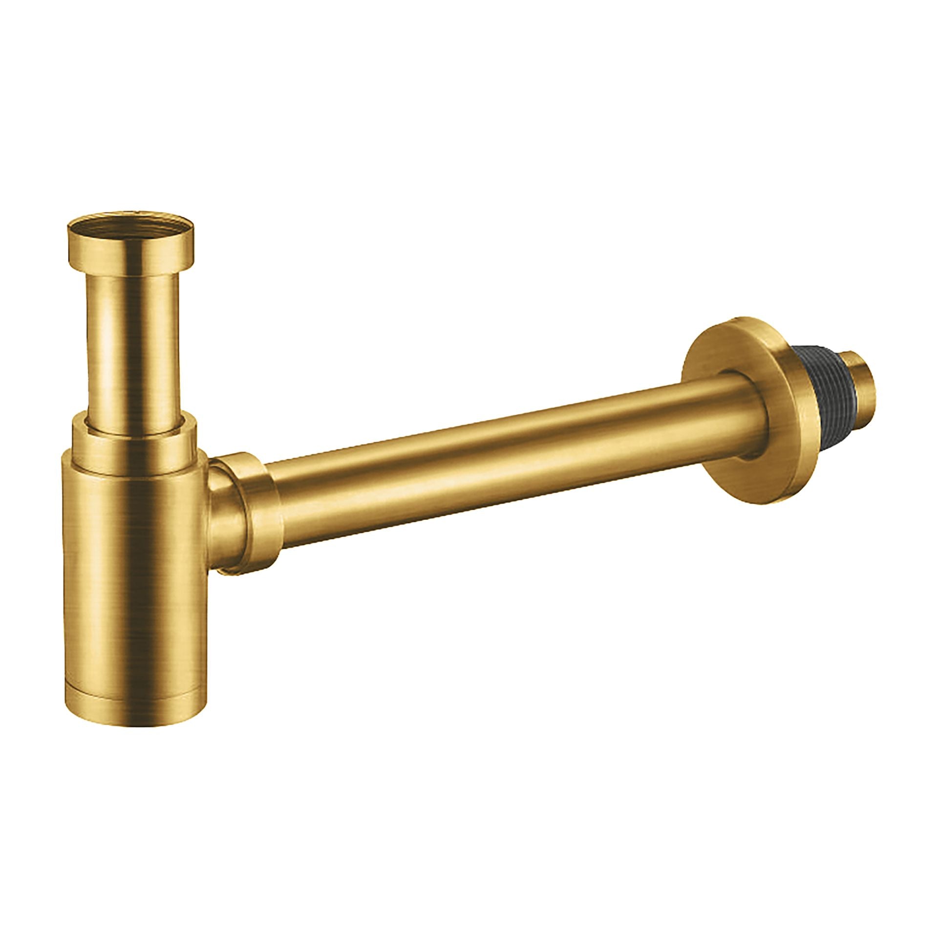 Aloni Design Wastafel Sifon | Uit Messing 5/4 | 33cm | Geborsteld Goud - WDtegels