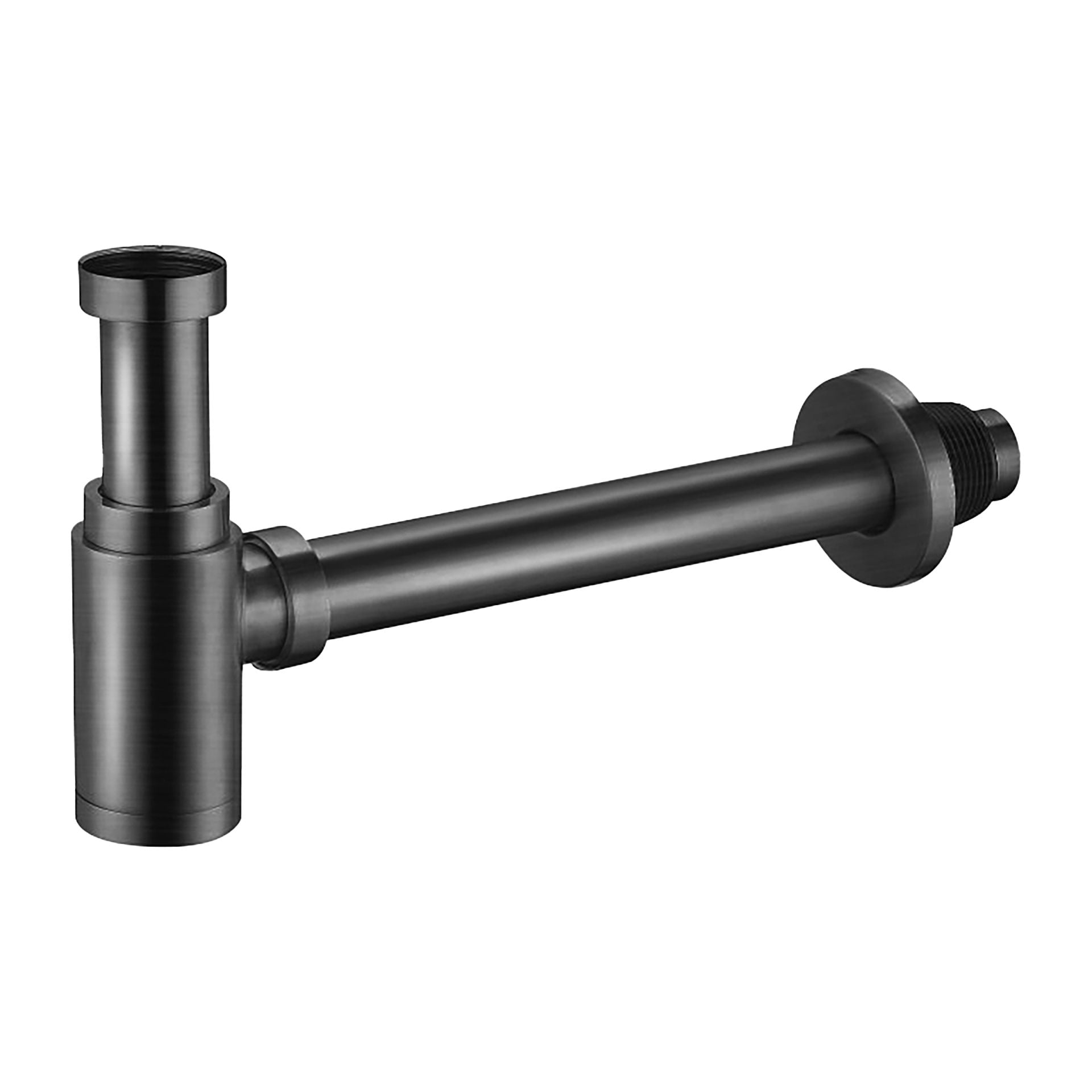 Aloni Design Wastafel Sifon | Messing | Gunmetal Grijs | Sanitairwinkel
