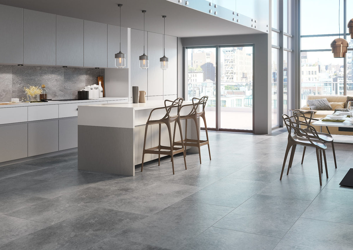 Vloer- en wandtegel Tac Silver 120x120 rett - foto 3