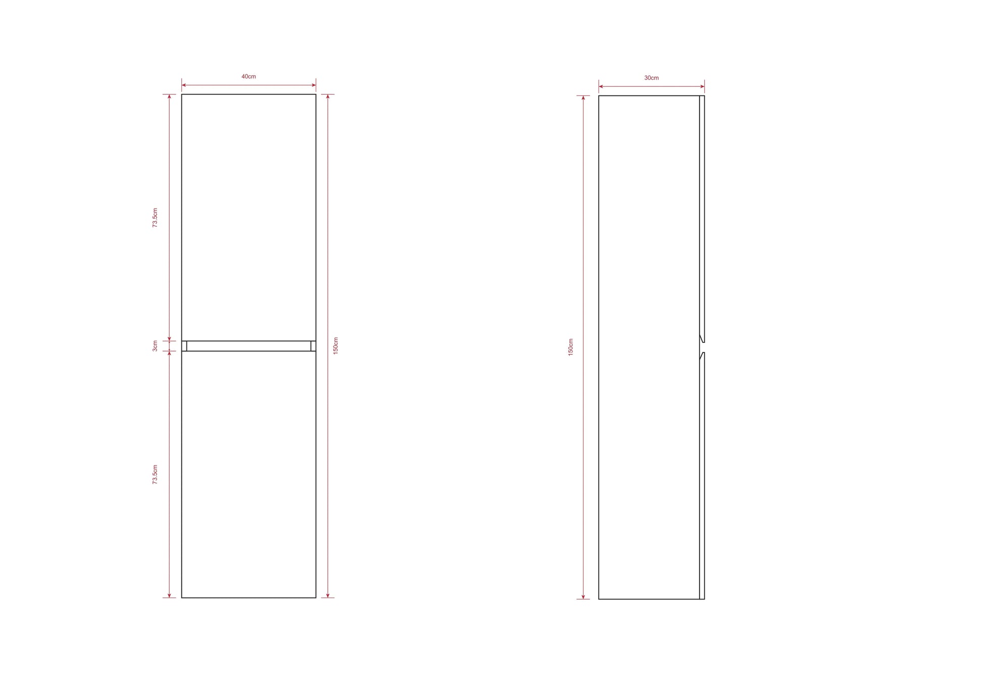 Badkamermeubelset Monaco 60cm - Licht Eiken - Wastafel Zwart - WDtegels