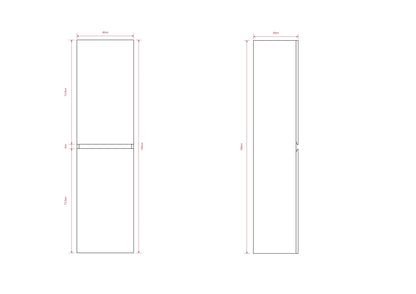Badkamermeubelset Amara 100cm - Licht Eiken - Wastafel Wit - WDtegels