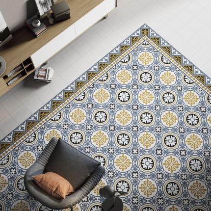 Vloer- en wandtegel Leans Blue Rand 25x25 - foto 2