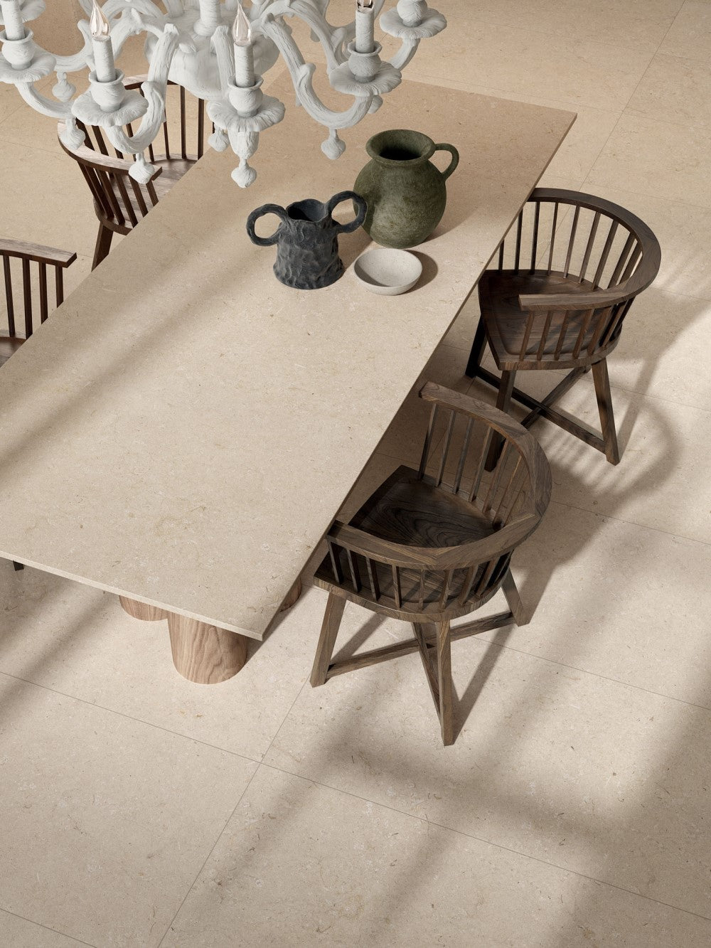 Vloer- en wandtegel Trani Beige 60x120 rett - foto 2