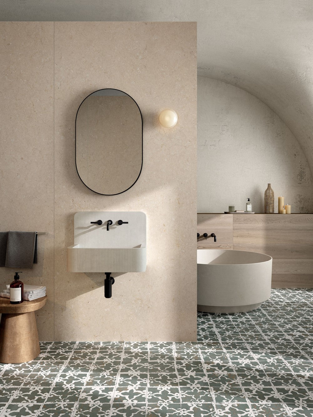 Vloer- en wandtegel Trani Beige 60x60 rett - foto 6
