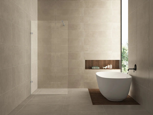 Less walk-in shower 50 x 200 cm Nano clear glass/chrome Wiesbaden