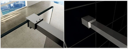 Less inloopdouche 100 x 200 cm nano helder glas/chroom Wiesbaden