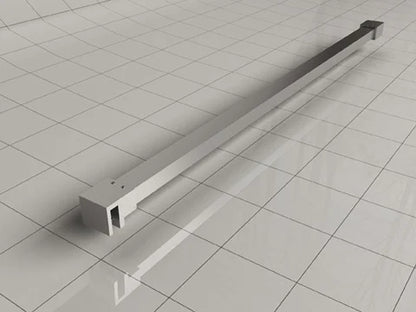 Less inloopdouche 80 x 200 cm Nano helder glas/chroom Wiesbaden - WDtegels
