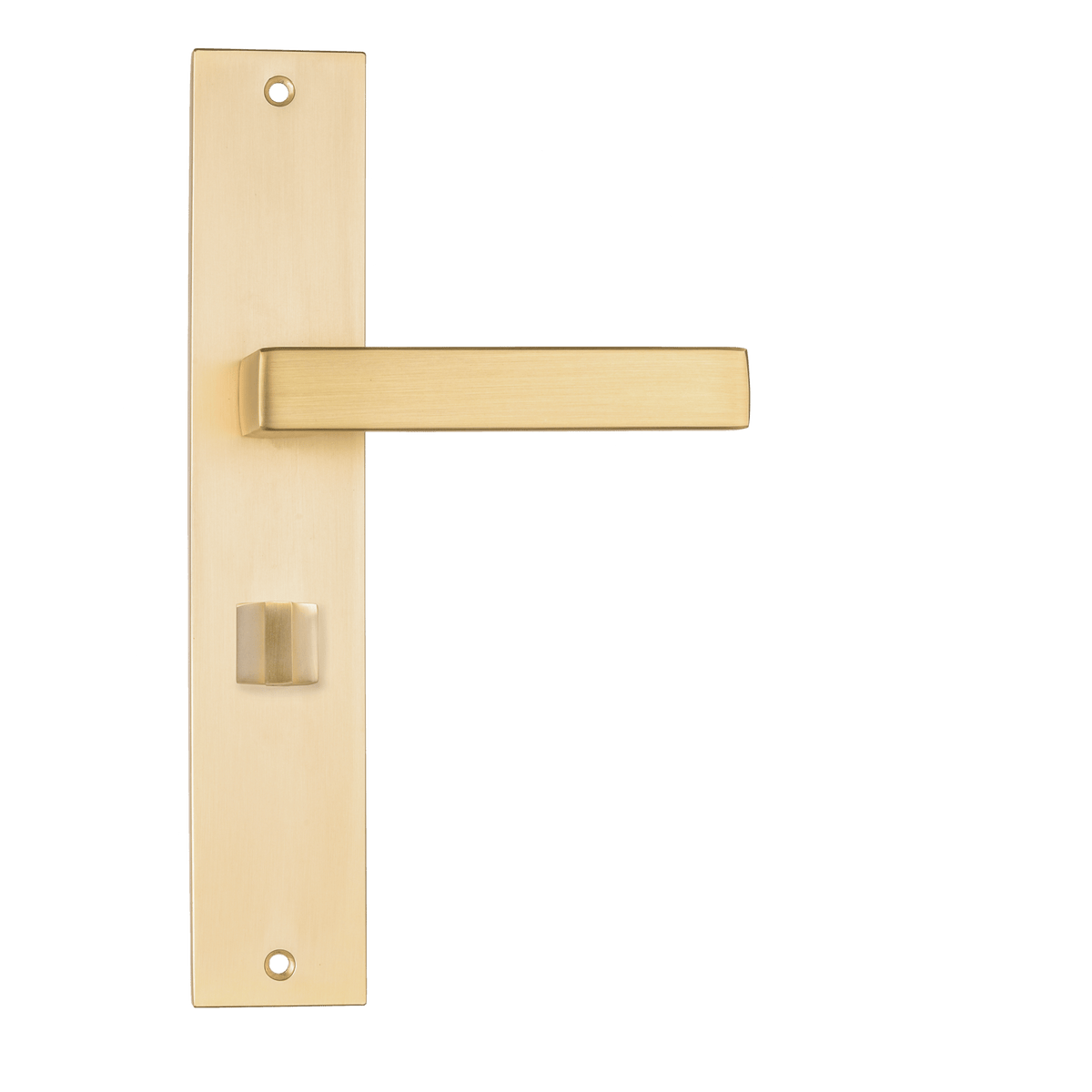 Deurklink Alassio in goud met WC-sluiting 63 mm