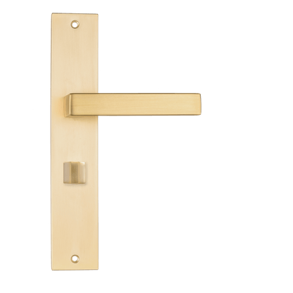 Deurklink Alassio in goud met WC-sluiting 63 mm