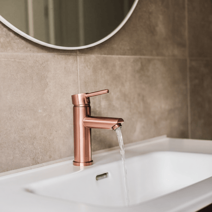 Atranti - Wastafelkraan Rosé Koper - Warm/Koud