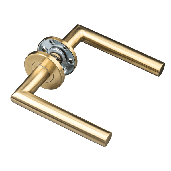 Avosso - Gouden Deurklink Rond Rozet