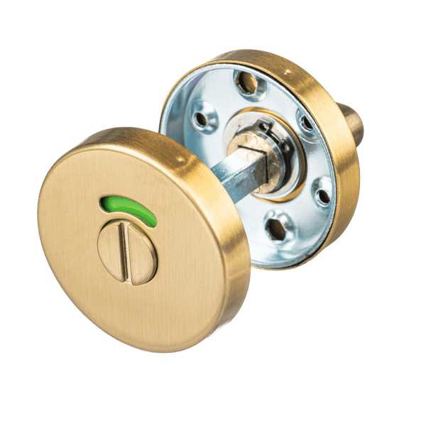 Gouden WC-slot Rond Rozet