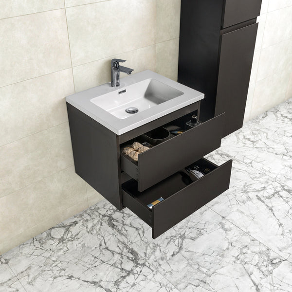 Onderkast badkamermeubel Tieme mat grijs 60x50x48cm