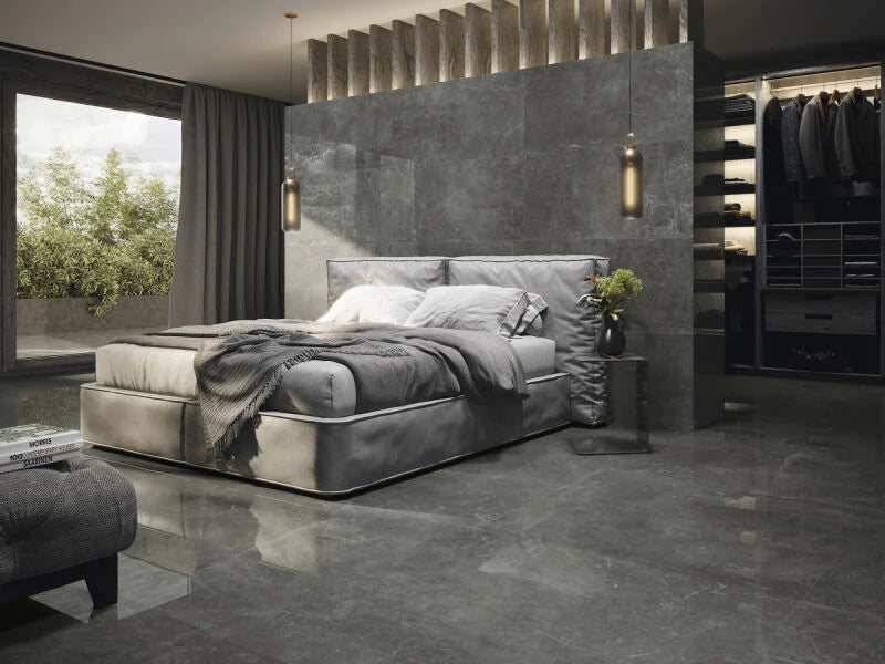 Concept Black gepolijst 60x120 rett - WDtegels