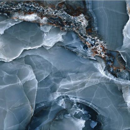 Vloertegel Onyx Bleu polished 120x120 rett - WDtegels