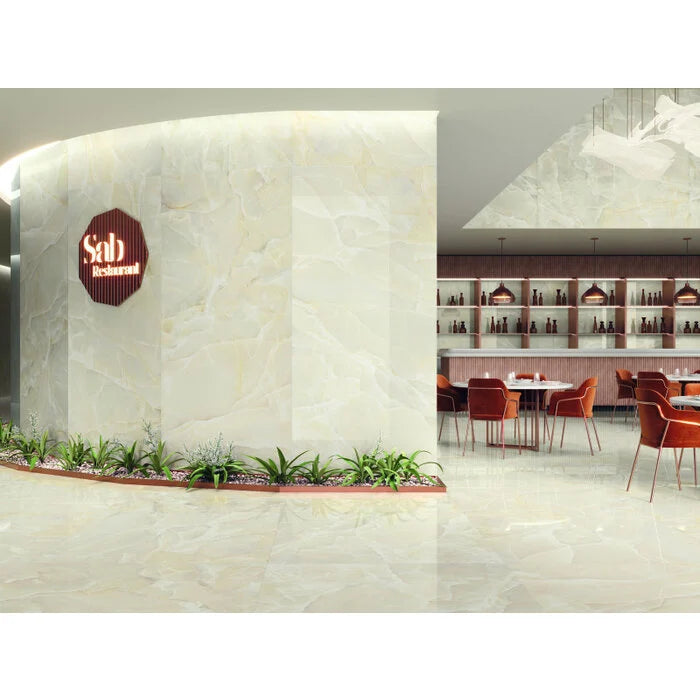 Vloertegel Onyx Sable polished 60x120 rett