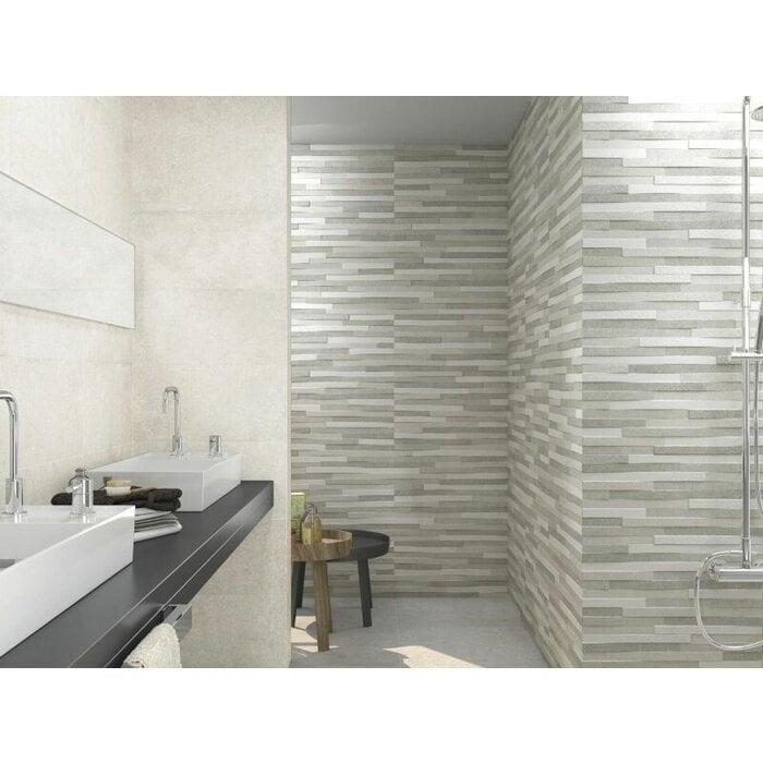 Pierre Snow 30x60 rett wandtegels - WDtegels