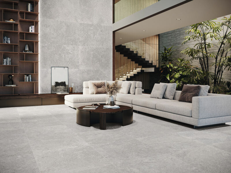 Vloertegel Stoneland Pearl mat 120x120 rett - WDtegels