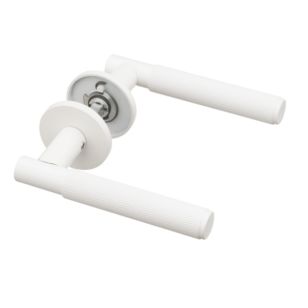 Berzo - Witte Deurklink - Diamond Cut