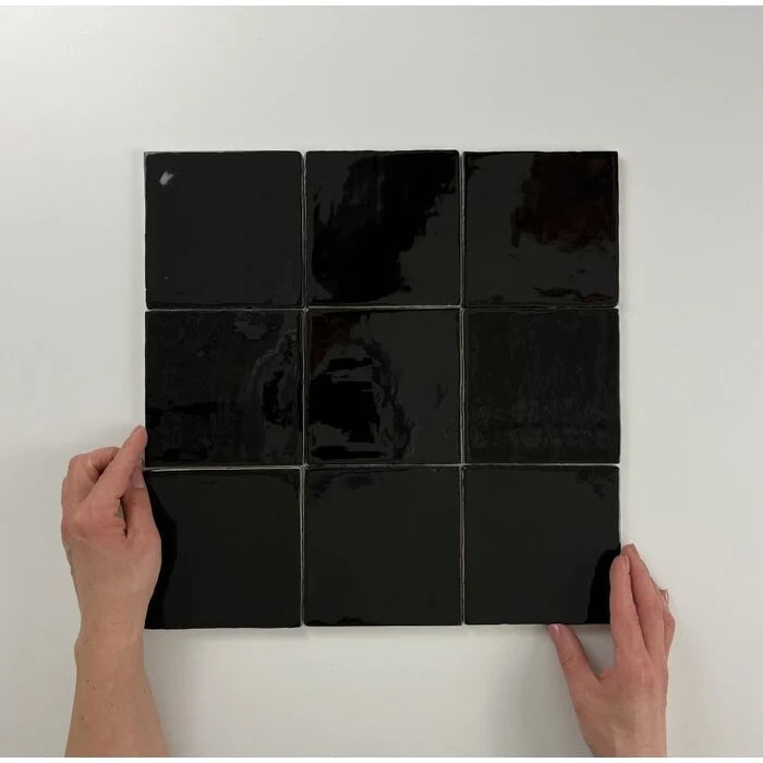 Oud Hollandse witjes Zwart 13x13