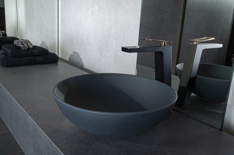 Solid surface waskom Sanne antraciet
