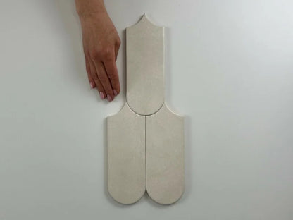 Alure Ivory visschub wandtegel 8x21,5