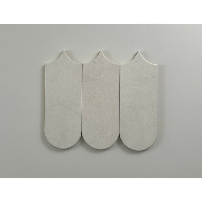 Alure White visschub wandtegel 8x21,5 - WDtegels