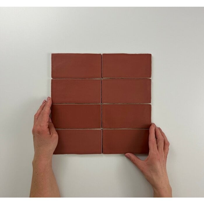 Atlas Garnet Mate 7,5x15 - WDtegels