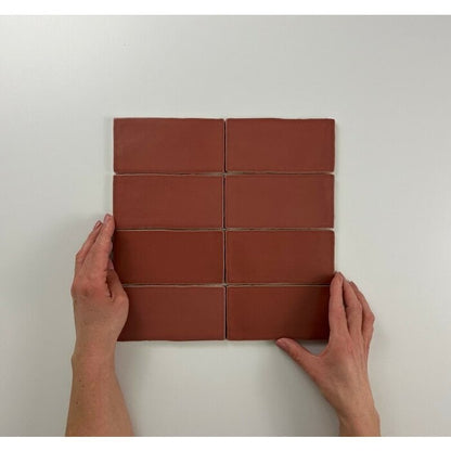 Atlas Garnet Mate 7,5x15 - WDtegels