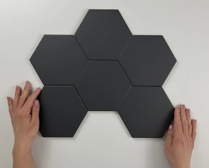 Hexagon Timeless Black mat 15x17 - WDtegels