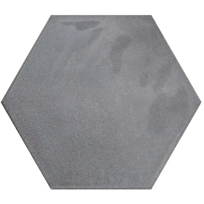 Hexagon Moon Grey glans 16x18