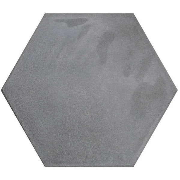 Hexagon Moon Grey glans 16x18