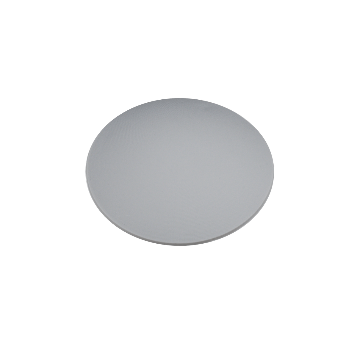 Ronde deurstopper in grijs, diameter 8 cm