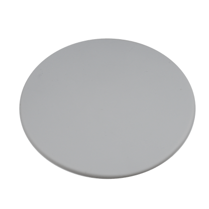 Ronde deurstopper in grijs, diameter 8 cm
