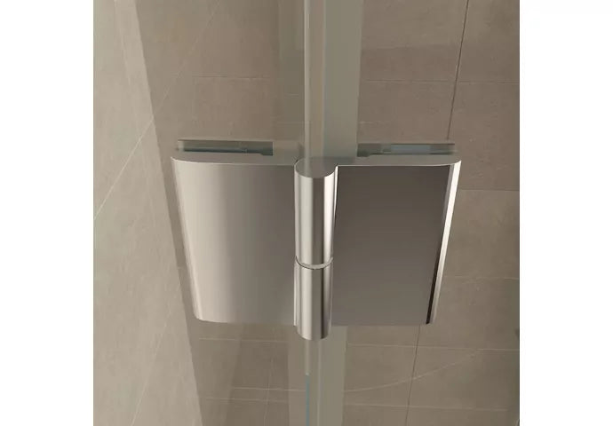 Douchecabine Wiesbaden kwartrond 1 deur LS 90x90cm 8mm NANO coating