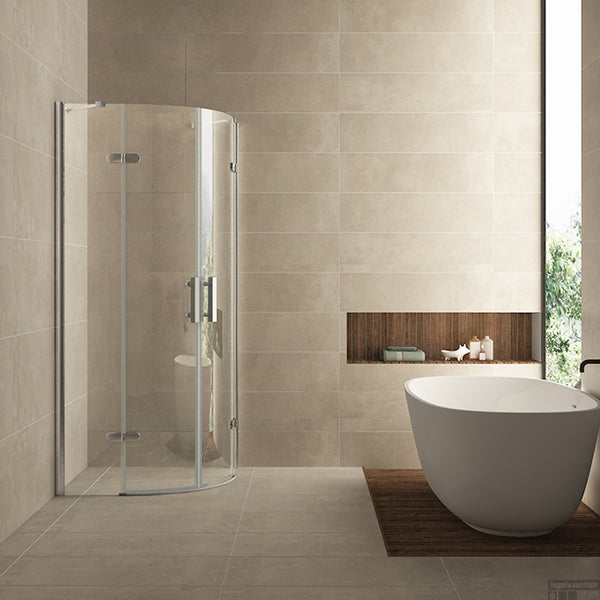 Douchecabine Wiesbaden kwartrond | 2 deuren | 90x90x200cm | 8mm nano veiligheidsglas
