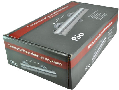 Wiesbaden Rio Therm.douchemengkraan 15cm chroom - WDtegels
