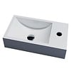 Solid surface Fontein Recto | 40x22x10cm | Rechts