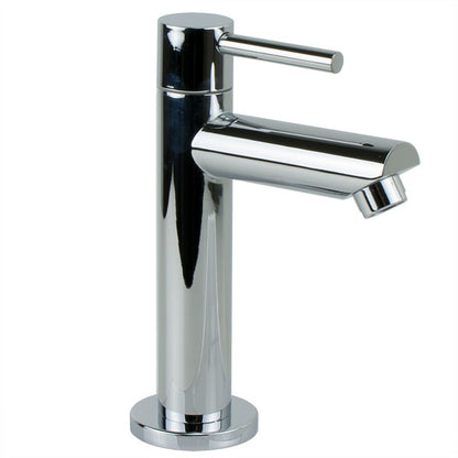 Grifo de fuente redondo cromado
