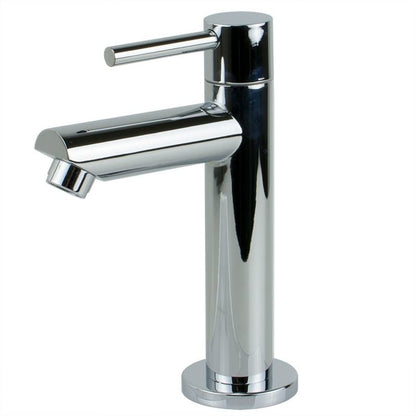 Grifo de fuente redondo cromado