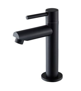 Grifo de fuente negro mate